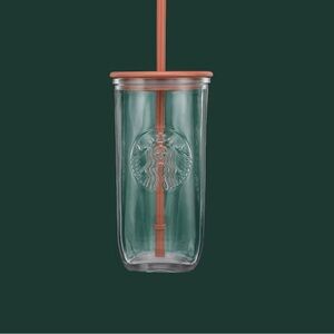 NEW Starbucks Recycled Glass mug 473ml terracotta